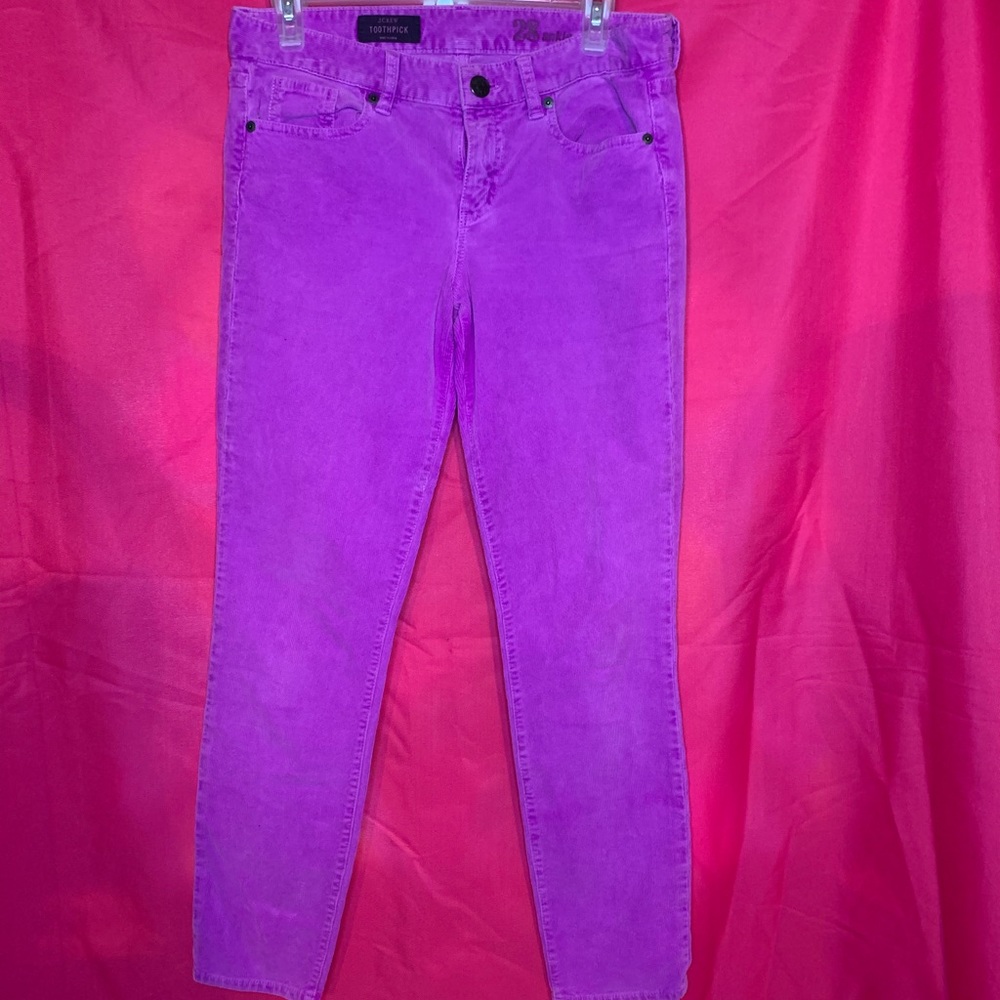 J. Crew Toothpick Corduroy Pants